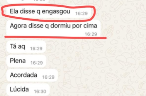 "Engasgou" e "dormi por cima": Mãe de Ana Beatriz muda versões sobre morte da filha