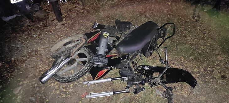 Polícia flagra desmanche de moto em área de matagal em Arapiraca