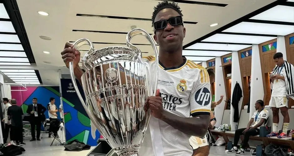 Vinicius Júnior é eleito o melhor jogador da Champions League