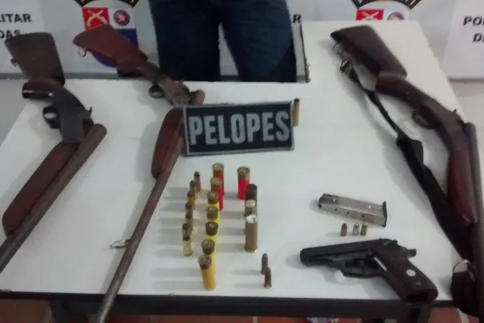 Ações da PM resultam em 26 armas apreendidas durante a semana