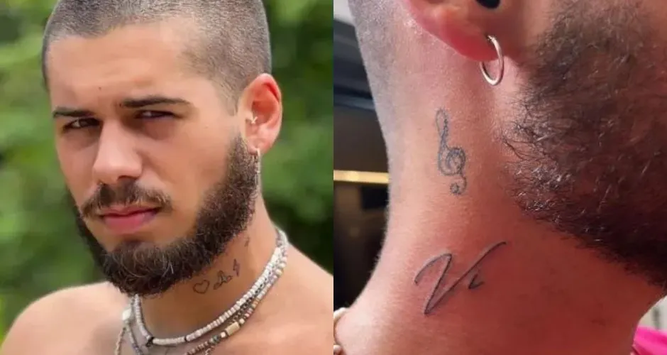 Tatuagem de Zé Felipe em homenagem a Virginia é modificada
