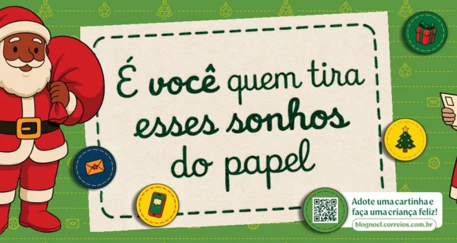 Correios lançam campanha Papai Noel 2025 em Alagoas no Maceió Shopping
