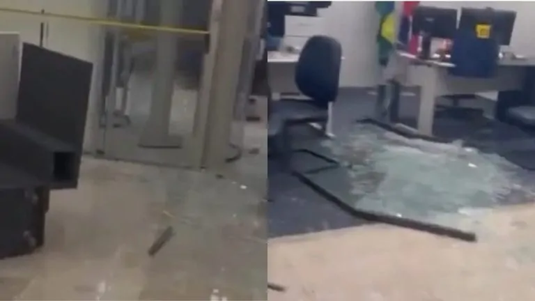 Adolescente é apreendido após depredar agência bancária e ferir policial no interior de Alagoas