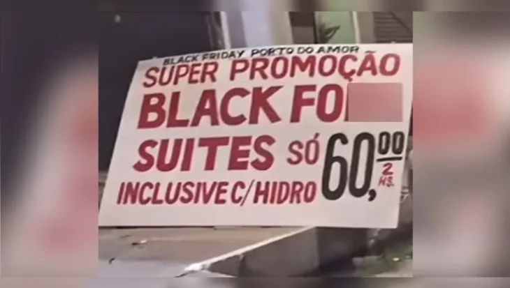 Motel viraliza com promoção inusitada