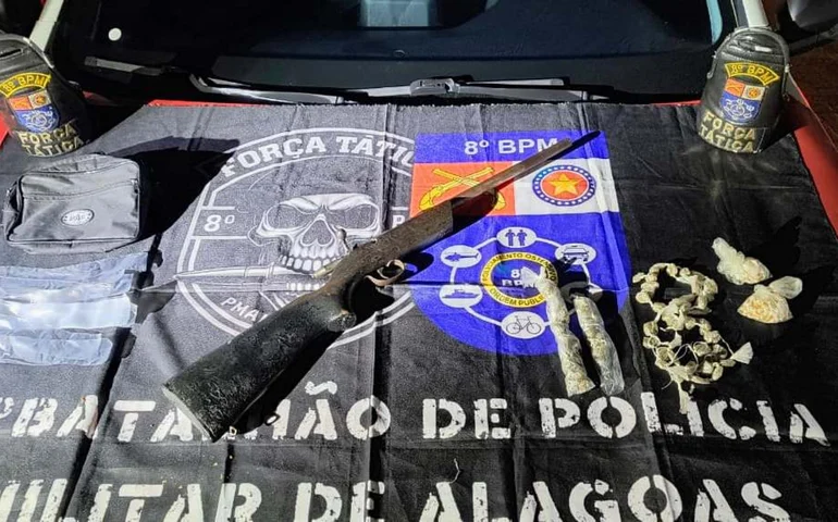 Polícia Militar retira 32 armas de fogo das ruas em uma semana em Alagoas