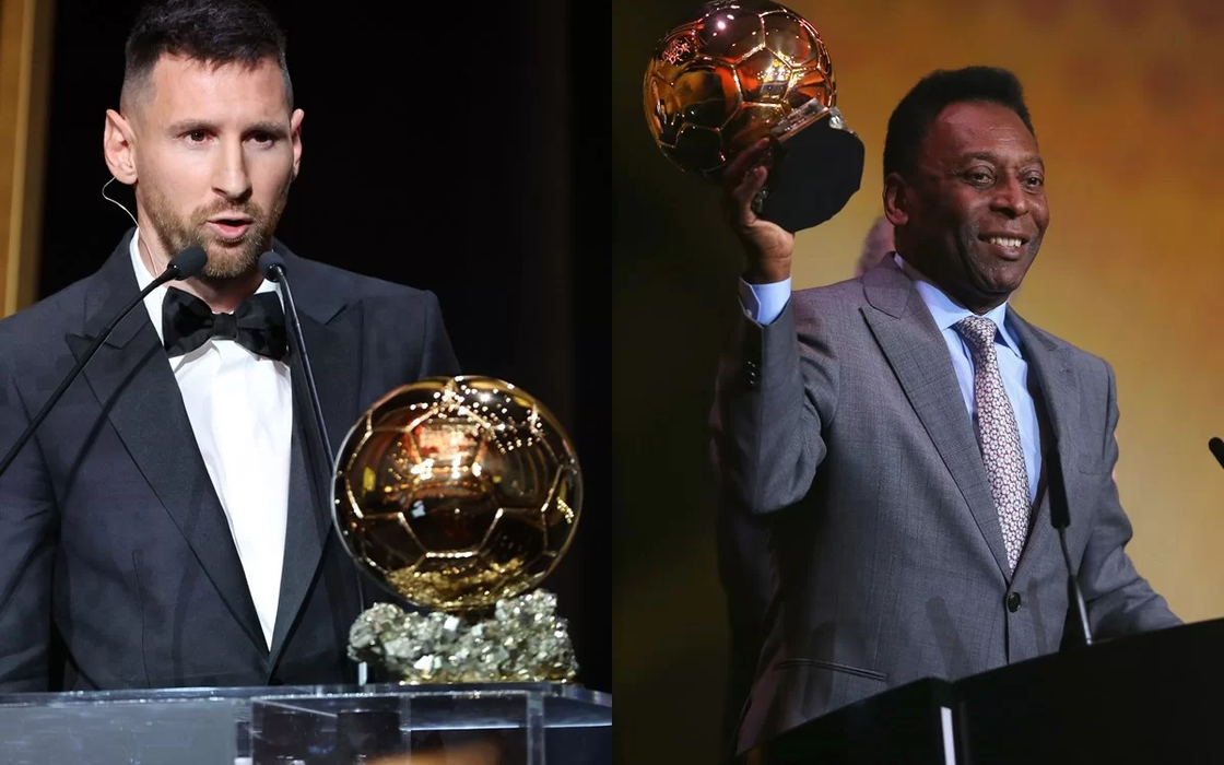 Lionel Messi ultrapassa Pelé em número de Bolas de Ouro