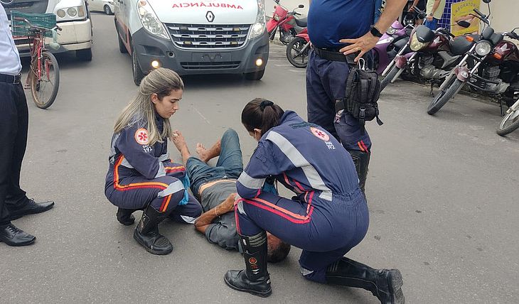 Idoso é atropelado quando tentava atravessar via em Arapiraca