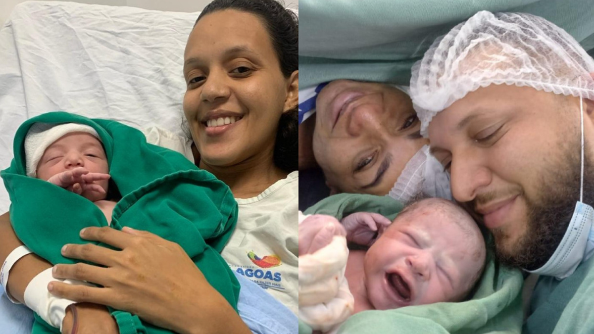 Joaquim, Letícia e Eloá: conheça os primeiros bebês nascidos em Alagoas