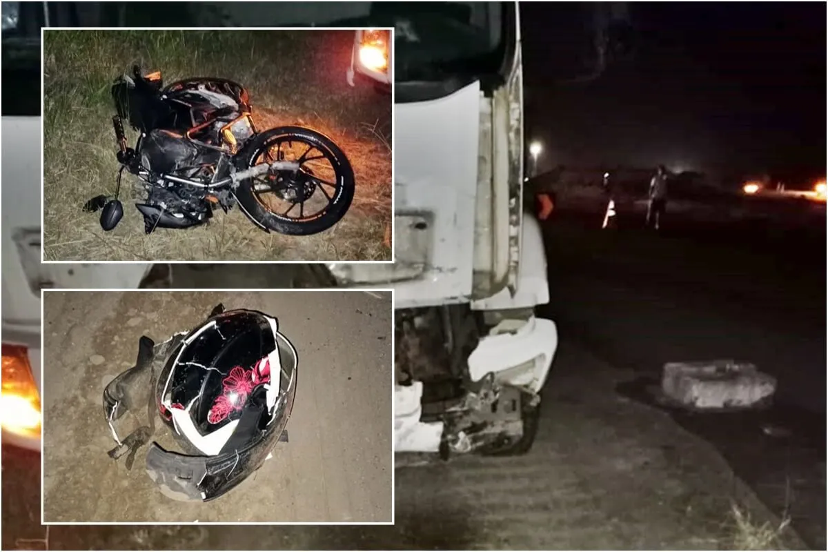 Motociclista morre após atingir carreta em rodovia federal