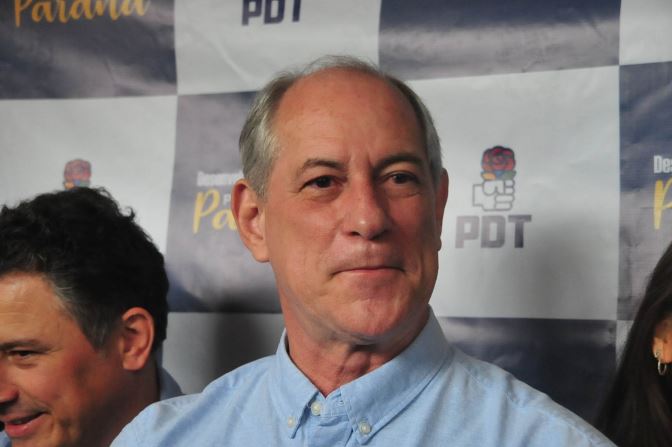 Ciro Gomes (PDT) é candidato à presidência da República; ele aparece em terceiro lugar nas pesquisas eleitorais