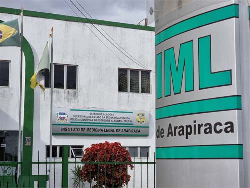 IML de Arapiraca registrou 8 corpos neste fim de semana