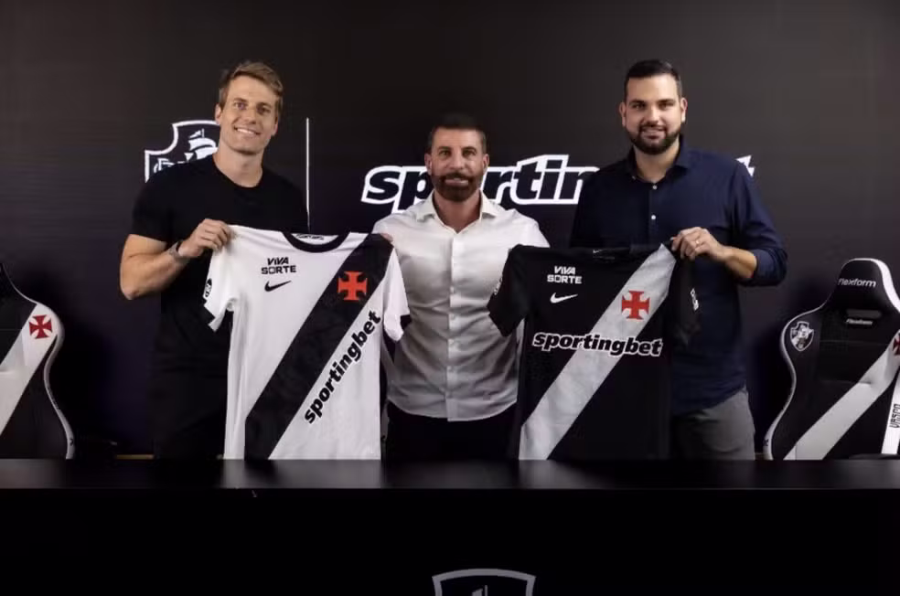 Vasco anuncia novo patrocinador master — Foto: Divulgação
