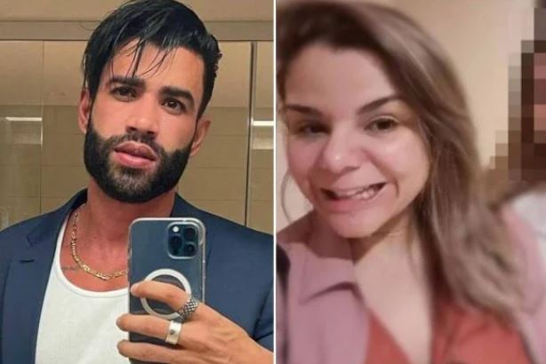 Gusttavo Lima e Eloá  Reprodução