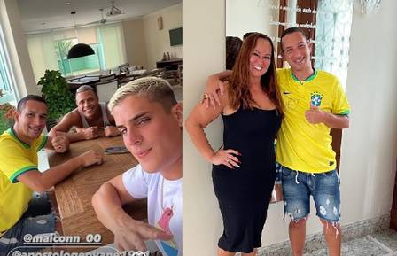 Na última semana, pouco antes do aniversário de 31 anos do menino Ney, ela fez a limpa no Instagram e parou de seguir parte dos amigos do filho, como Gil Cebola, um dos mais próximos da família e, consequentemente, um dos maiores críticos do affair dela com Tiago. Ele devolveu o unfollow dias depois.