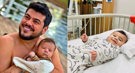 Sertanejo Cristiano mostra filho de 5 meses no hospital: 'Lute por você'