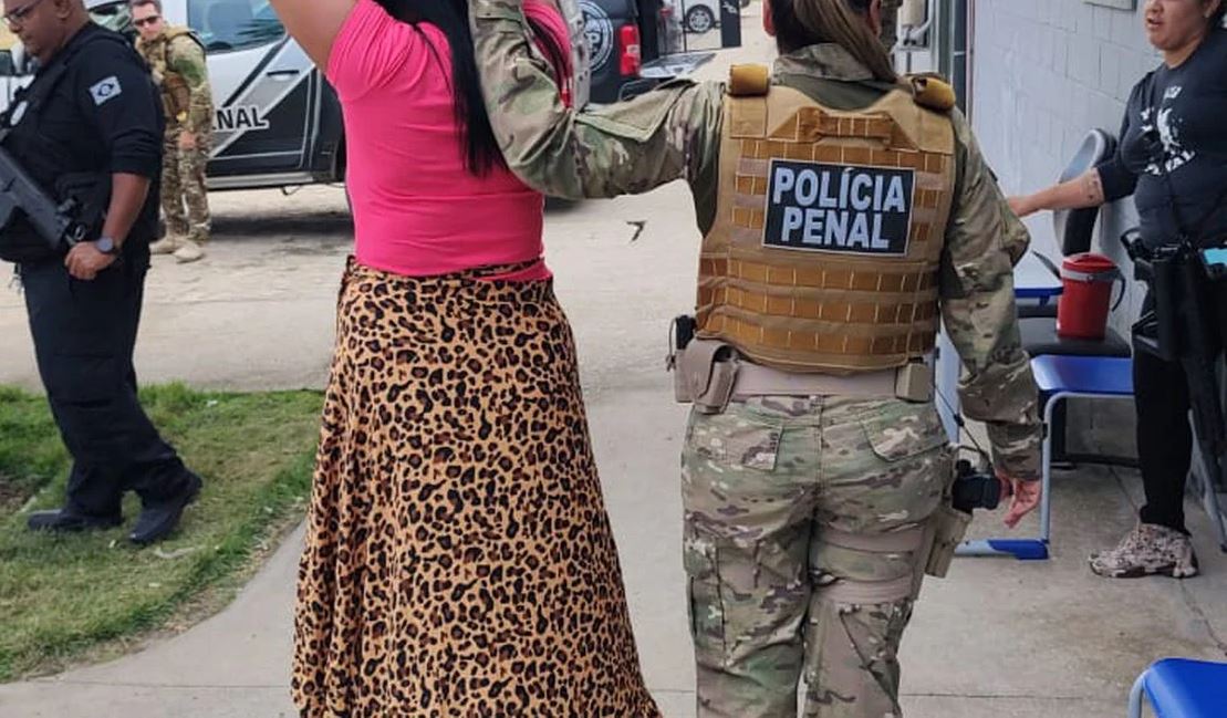 Mulher foi presa pela Polícia Penal - Foto: Cortesia