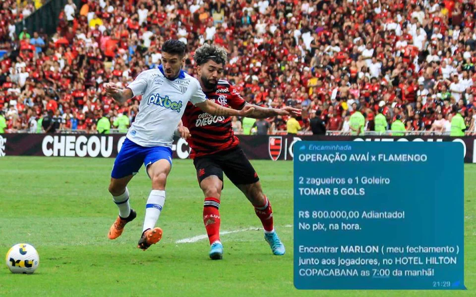 Máfia das apostas atuou para manipular jogo do Flamengo no maracanã