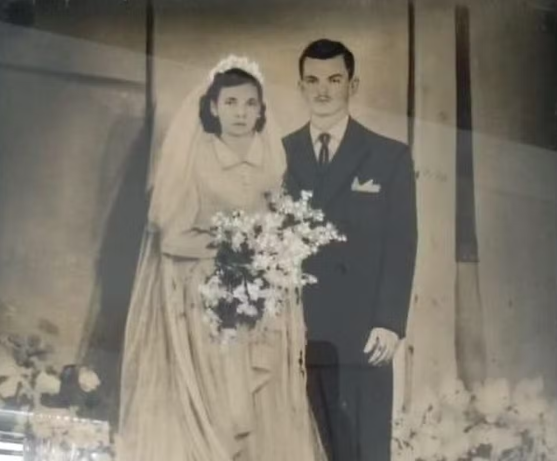 Casamento dos dois há 70 anos — Foto: Arquivo pessoal