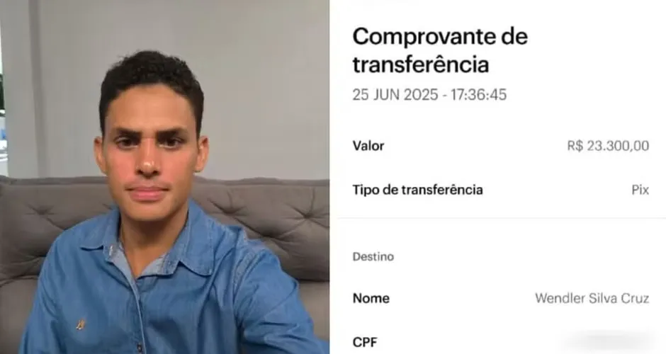 Homem recebe Pix de R$ 23 mil por engano e devolve valor