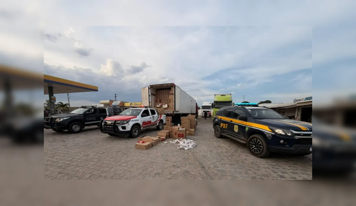 Força-tarefa apreende no Agreste de AL 12 milhões de cigarros contrabandeados