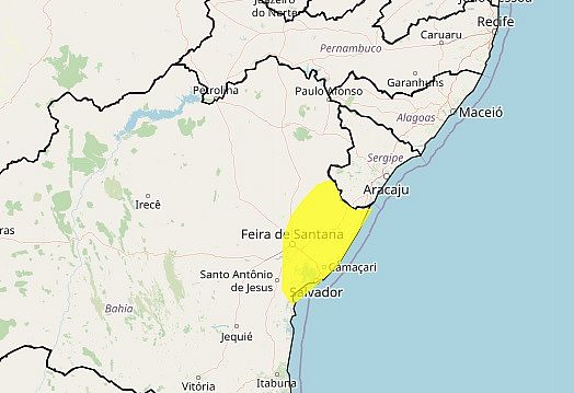 Em meio à frente fria no NE, Semarh descarta chegada de chuvas fortes a Alagoas