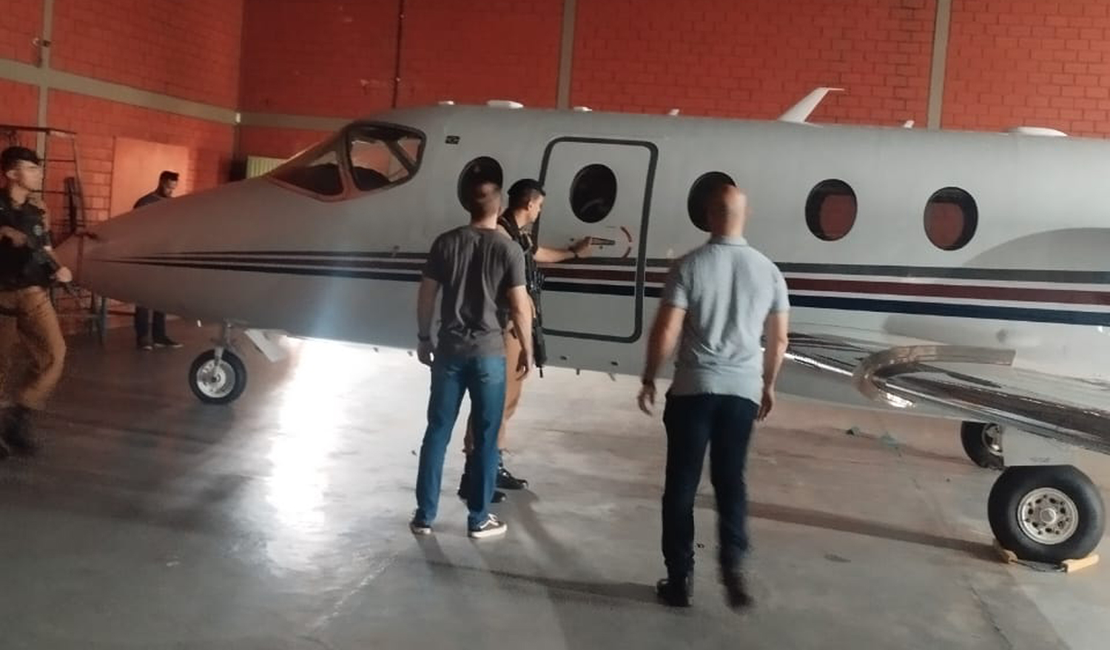 Aeronave de R$ 11 milhões é apreendida em desdobramento de operação contra fraude fiscal