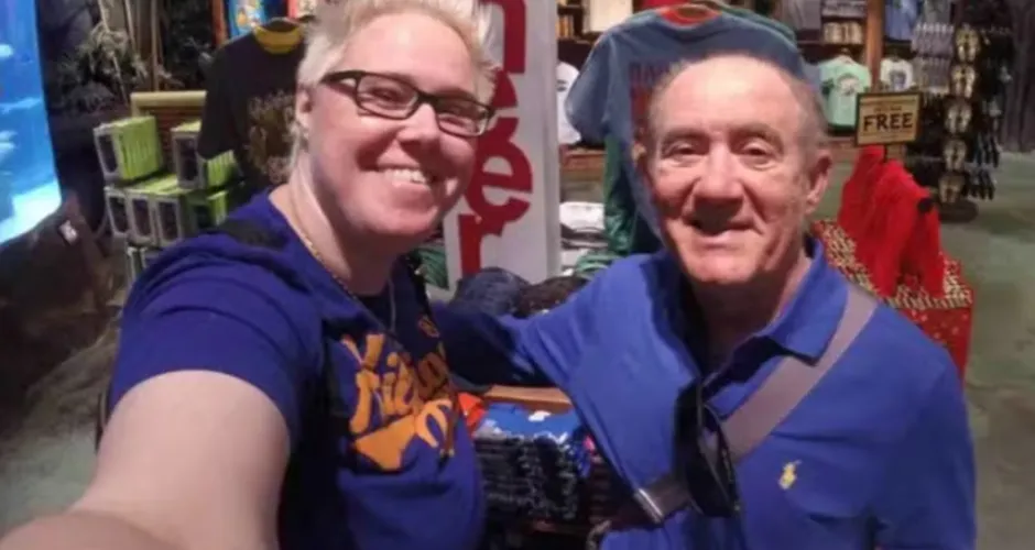 Renato Aragão e a filha, Juliana. Foto: Reprodução/Instagram