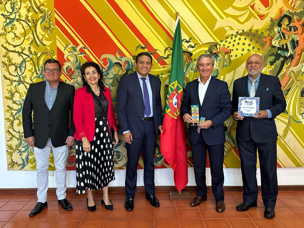 Projeto foi apresentado à embaixada portuguesa que recebeu a comitiva alagoana