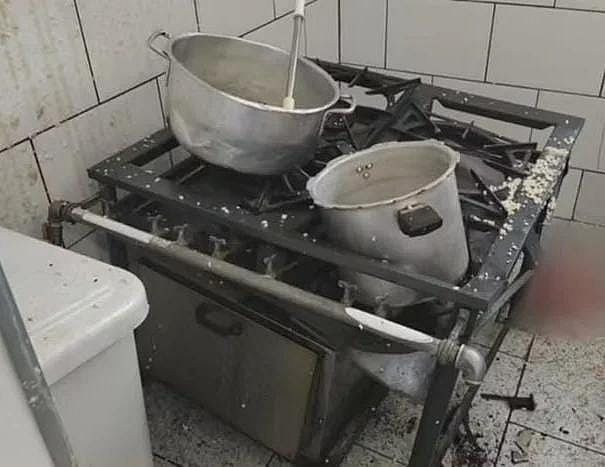 Panela de pressão explode em escola e merendeira tem mandíbula dilacerada