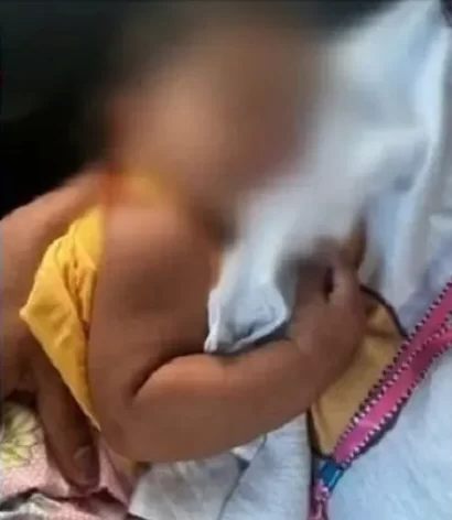 Bebê de 11 meses cai dos braços da mãe durante briga de casal em Maceió e bate a cabeça no chão