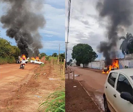 Cenas de guerra: criminosos invadem cidade em MT e atacam quartel da PM