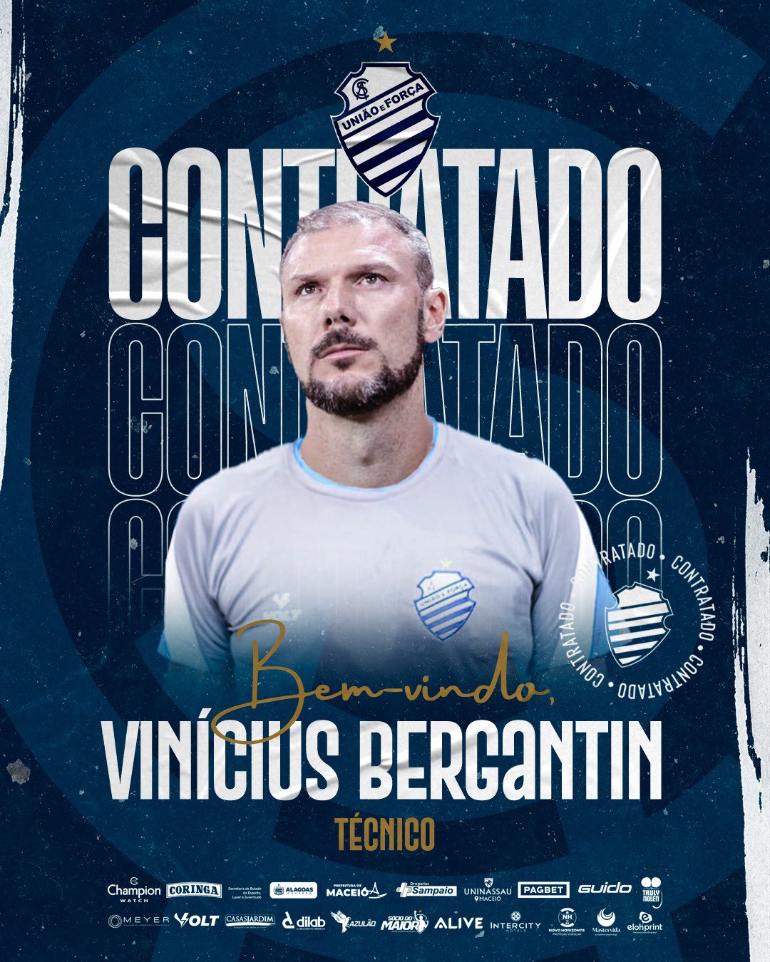 Vinícius Bergantin, novo técnico do CSA / Imagem: Divulgação / CSA - Redes Sociais