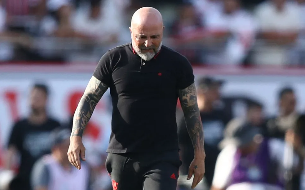 Sampaoli fez discurso no vestiário após Derrota na Copa do Brasil