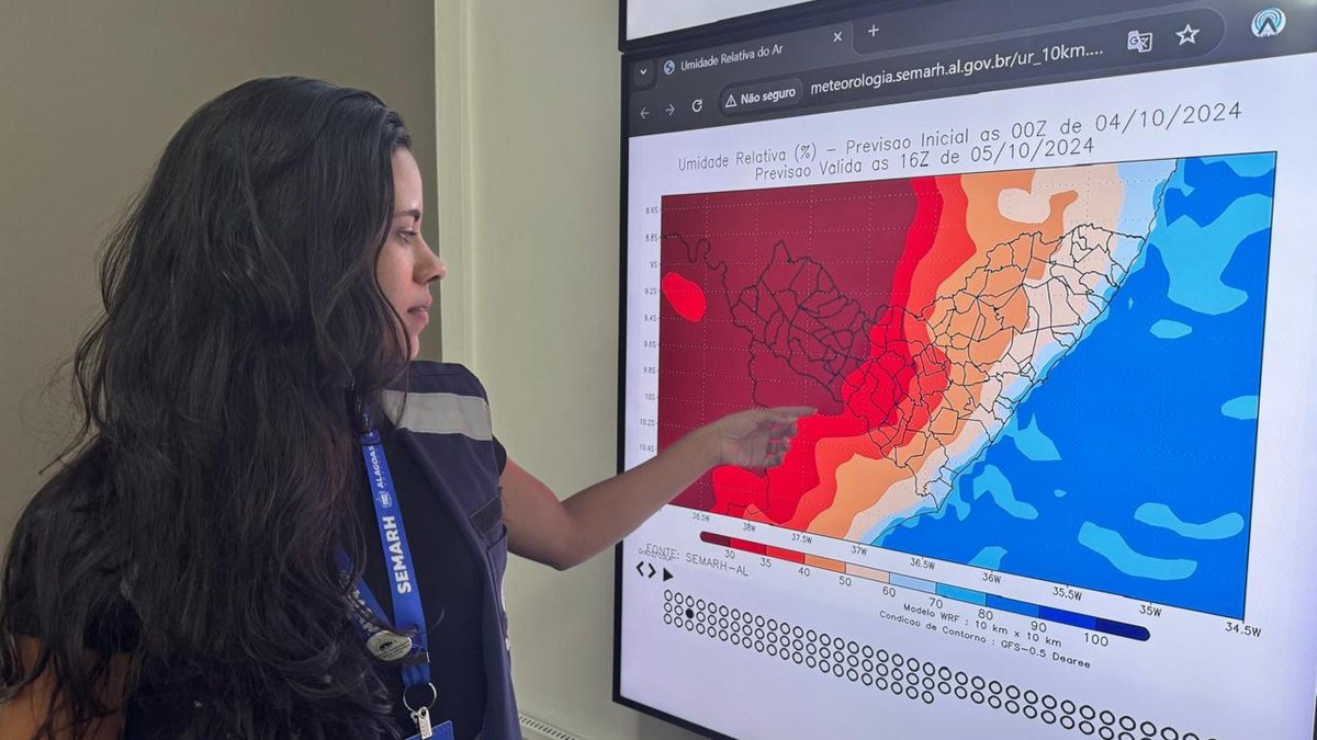 Alagoas deve enfrentar ventos intensos até o domingo (24)