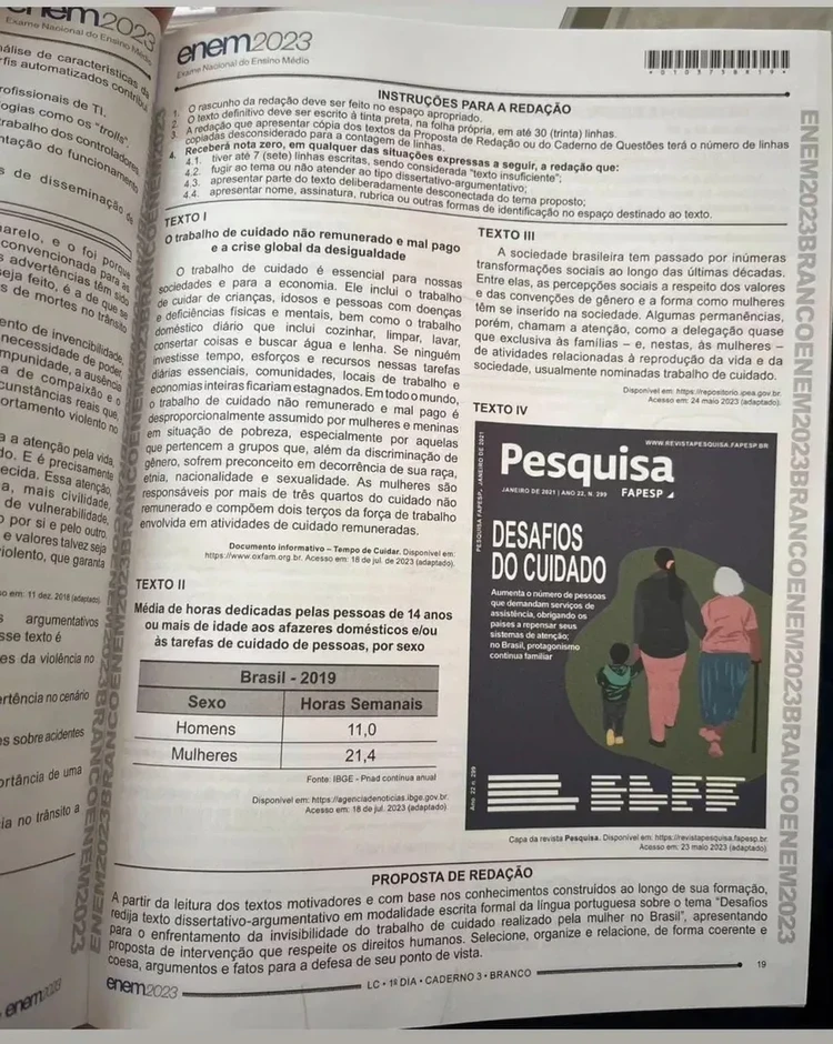 Inep aciona PF para apurar imagens do Enem 2023 na internet