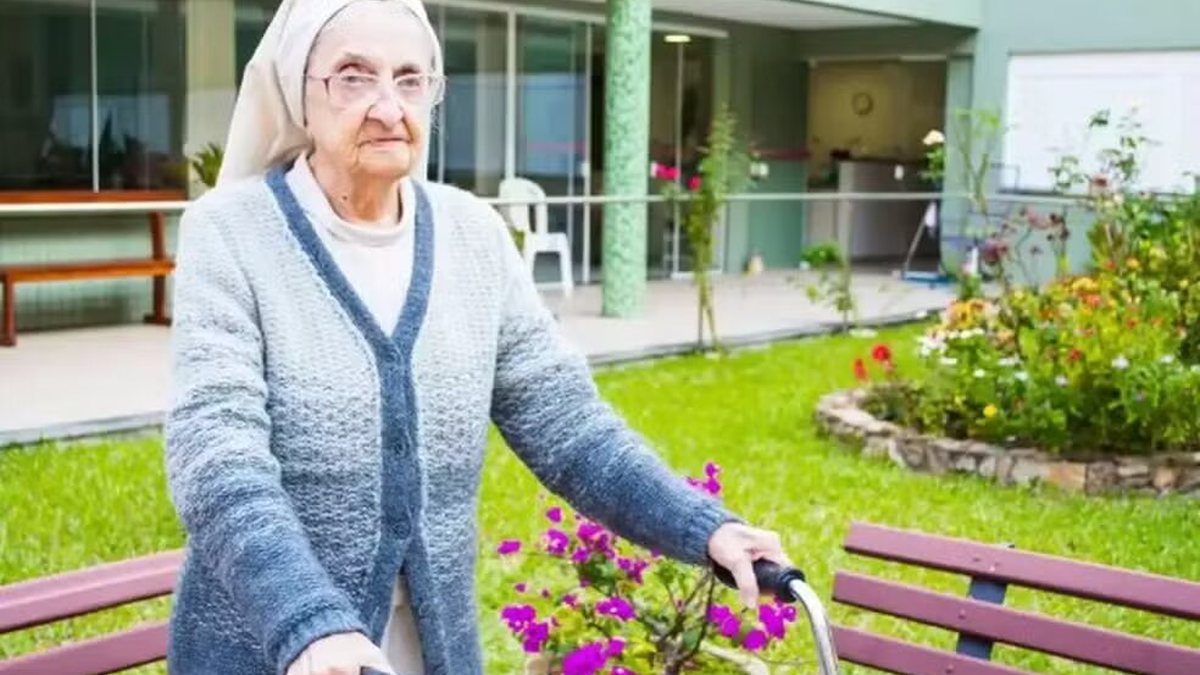 A freia brasileira Inah Canabarro Lucas, que completou 116 em agosto de 2024 - Foto: Foto: Gerontology Research Group (GRG)