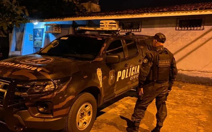 Policiais civis da DHPP e do TIGRE prendem foragido por crime de latrocínio / Foto: Ascom PC