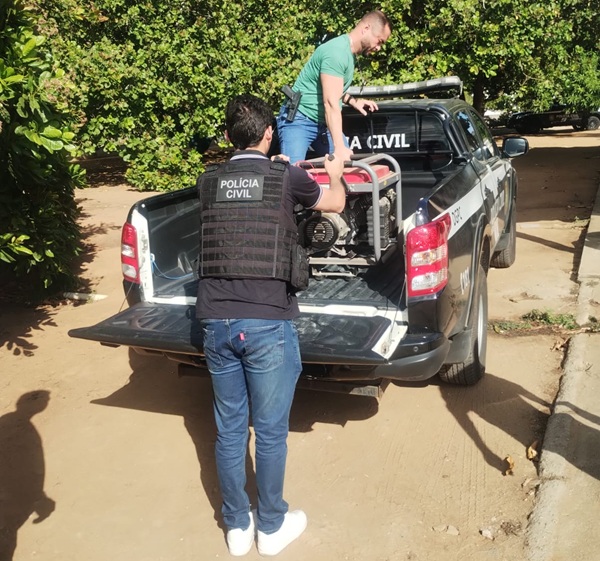 Polícia Civil recupera gerador avaliado em R$ 20 mil e prende homem por receptação em Palmeira dos Índios