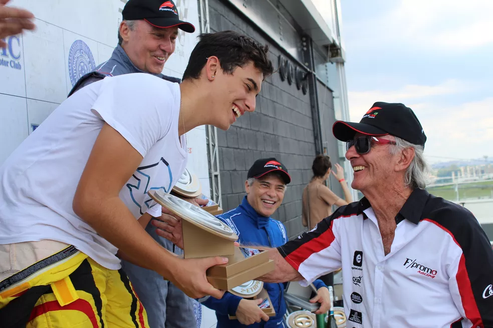 João Pedro Maia e Wilson Fittipaldi — Foto: Fernando Santos/Divulgação FVee