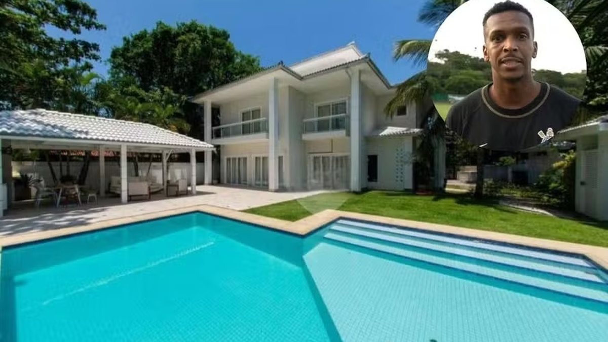 Com dívidas de pensão alimentícia, ex-jogador Jô põe mansão à venda no RJ por R$ 5 mi