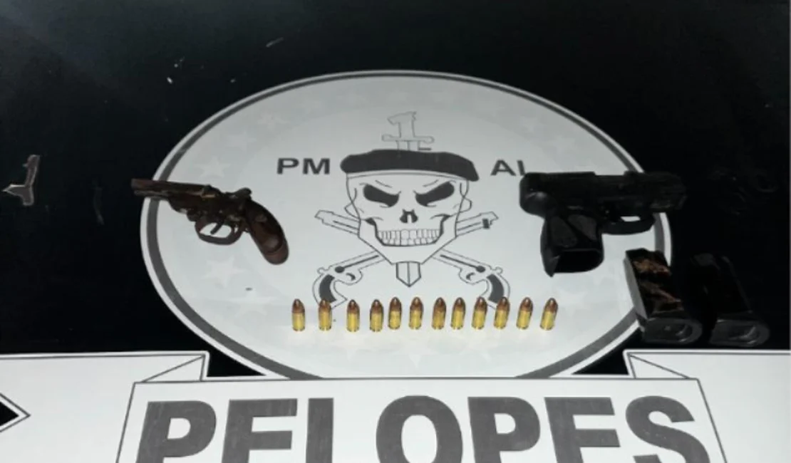 Polícia Militar apreende 21 armas de fogo em uma semana Alagoas