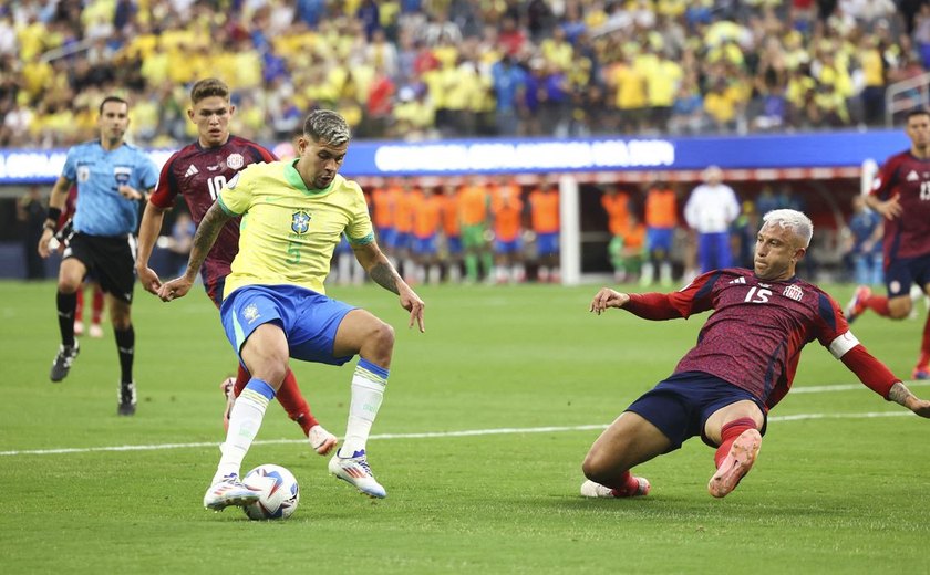 Futebol: após empate com Costa Rica, Brasil precisa vencer Paraguai