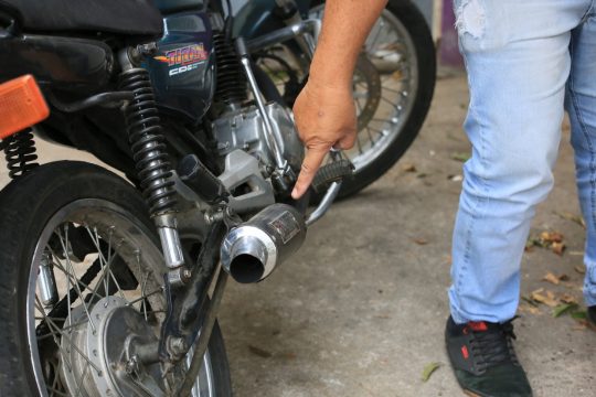 Motociclista é autuado por perturbação do sossego em Palmeira dos Índios