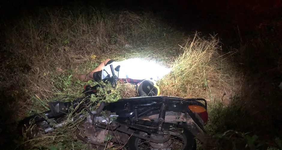 Motociclista morreu ao perder controle da direção. Foto: BPRv