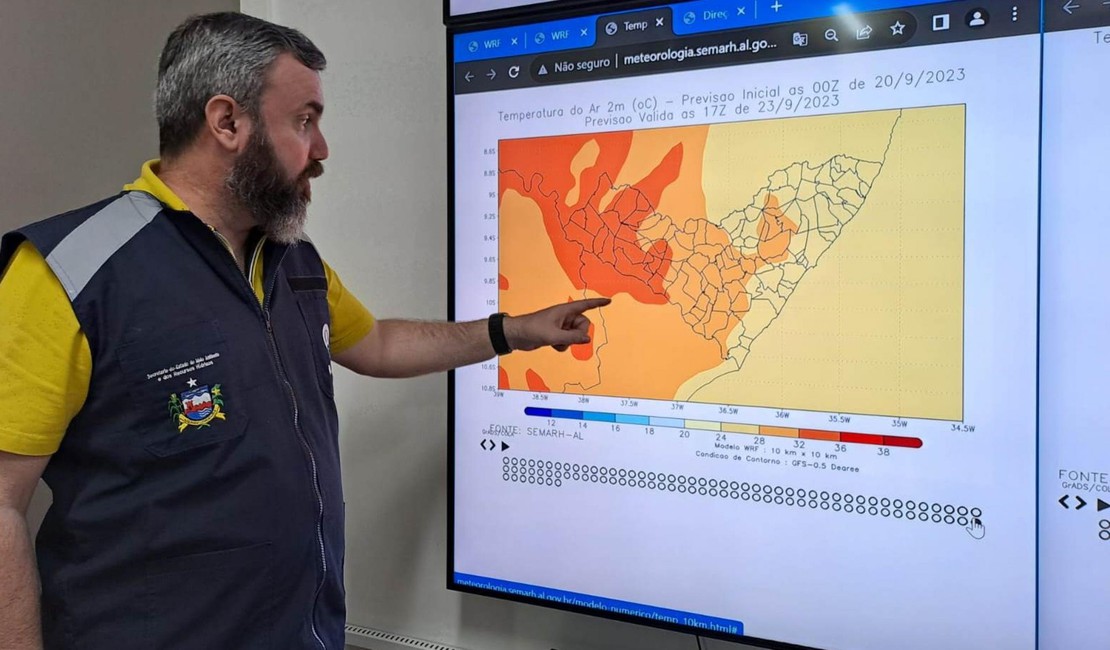 Semarh tranquiliza população sobre a incidência de ventos em Alagoas