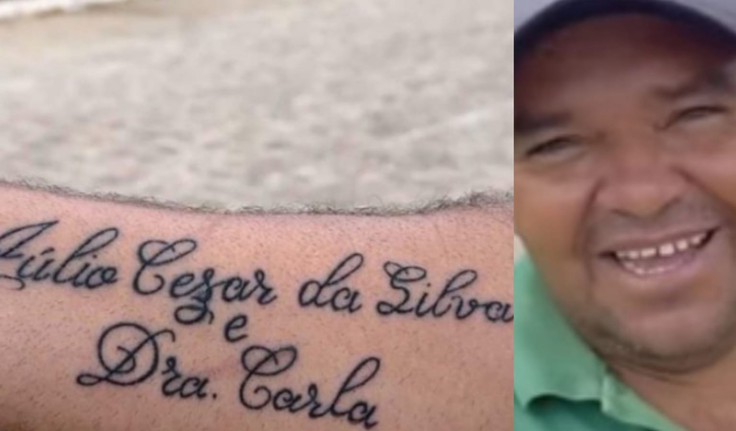 Coveiro de Palmeira dos Índios tatua nomes do prefeito e da primeira-dama da cidade