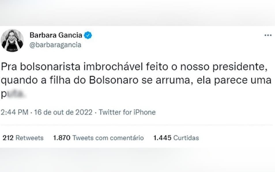 Tuíte de jornalista sobre filha de 12 anos do presidente Bolsonaro gera revolta entre apoiadores