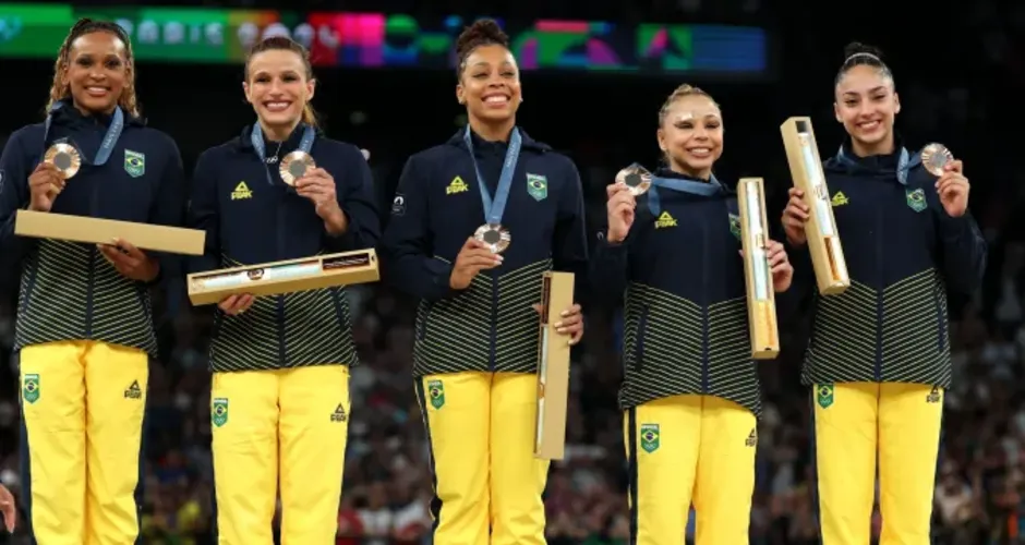 Histórico! Brasil leva bronze inédito na ginástica feminina