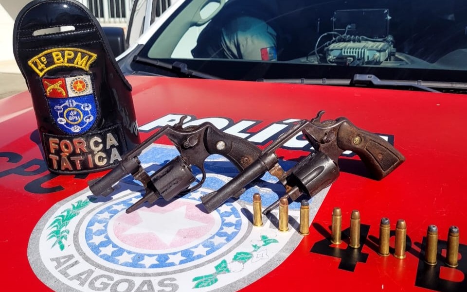 Em uma semana, PM apreende 32 armas de fogo e 11 kg de drogas em AL