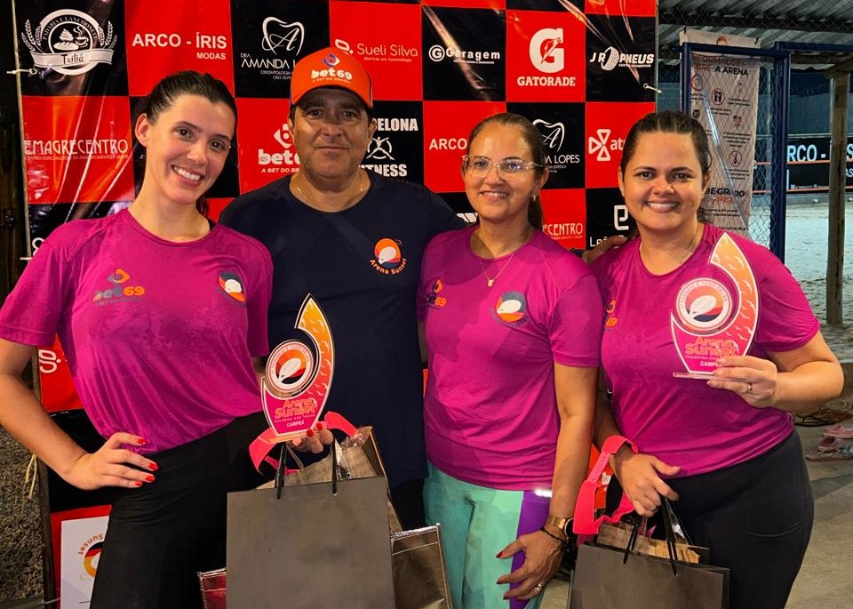 Primeiro torneio de beach tênis em Palmeira dos Índios